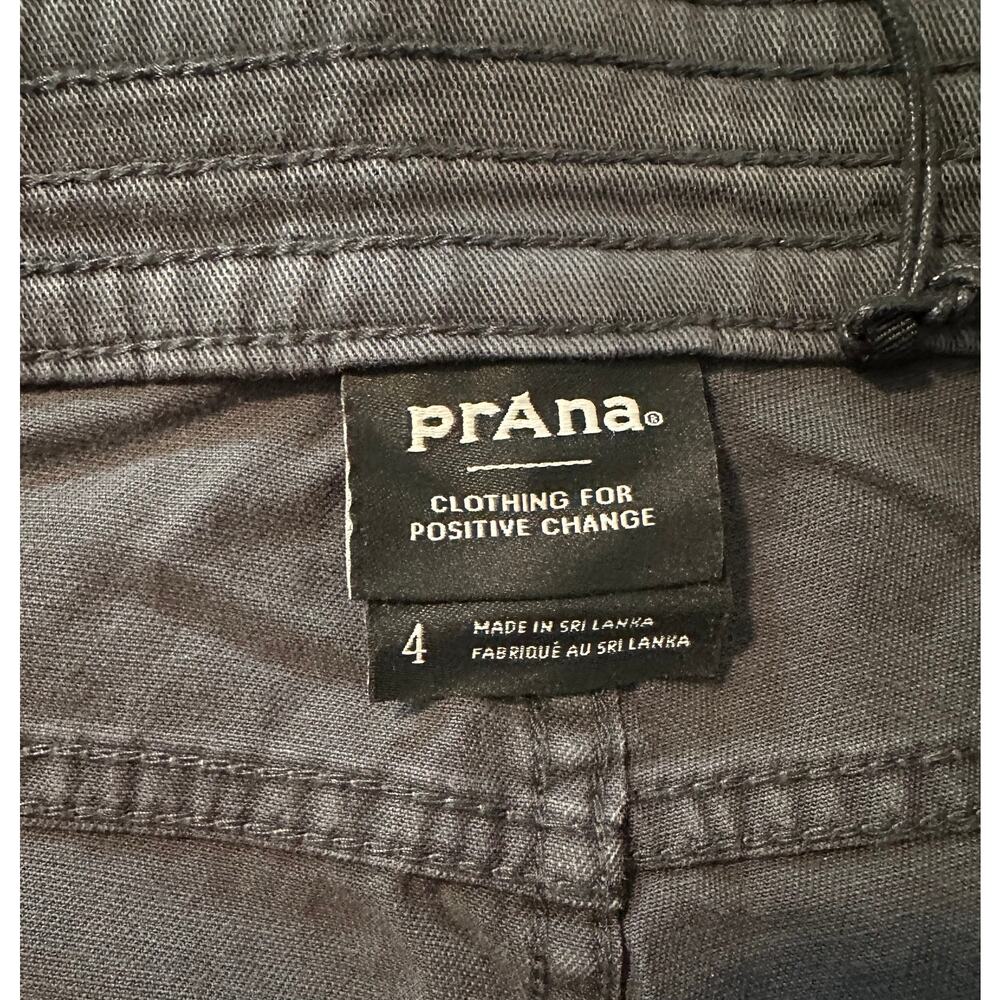 New Prana Cotton Black Cutoff Shorts Women's Size 4